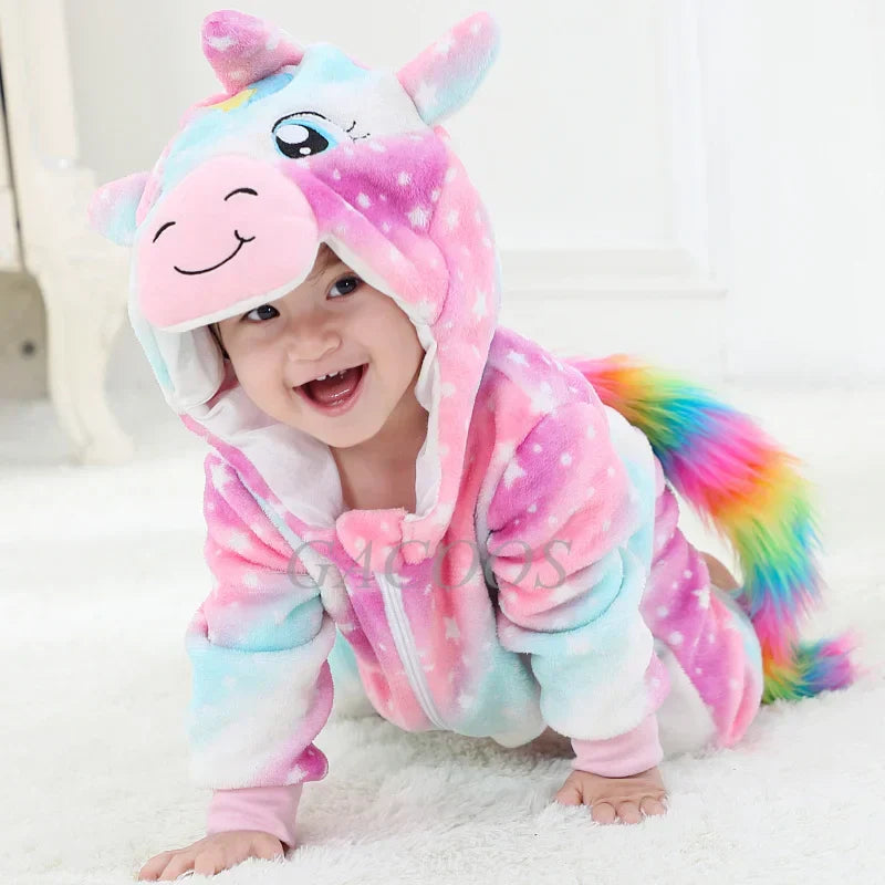 JungleBuddies Baby Onesies - Combinaisons d'animaux mignons pour votre tout-petit