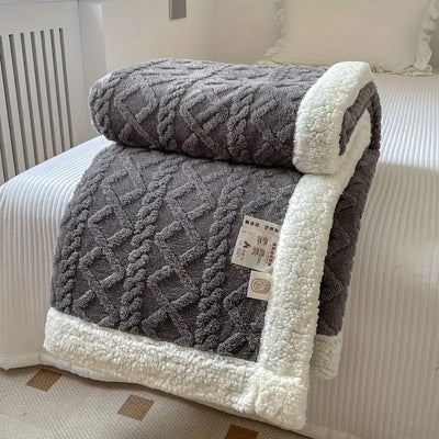 Nostra - Couverture Sherpa douillette de qualité supérieure