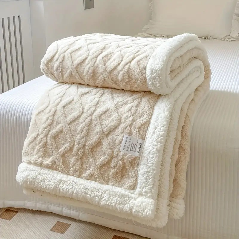 Nostra - Couverture Sherpa douillette de qualité supérieure