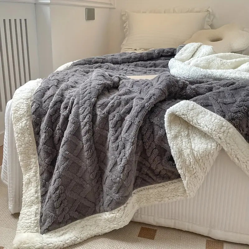Nostra - Couverture Sherpa douillette de qualité supérieure