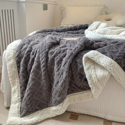Nostra - Couverture Sherpa douillette de qualité supérieure