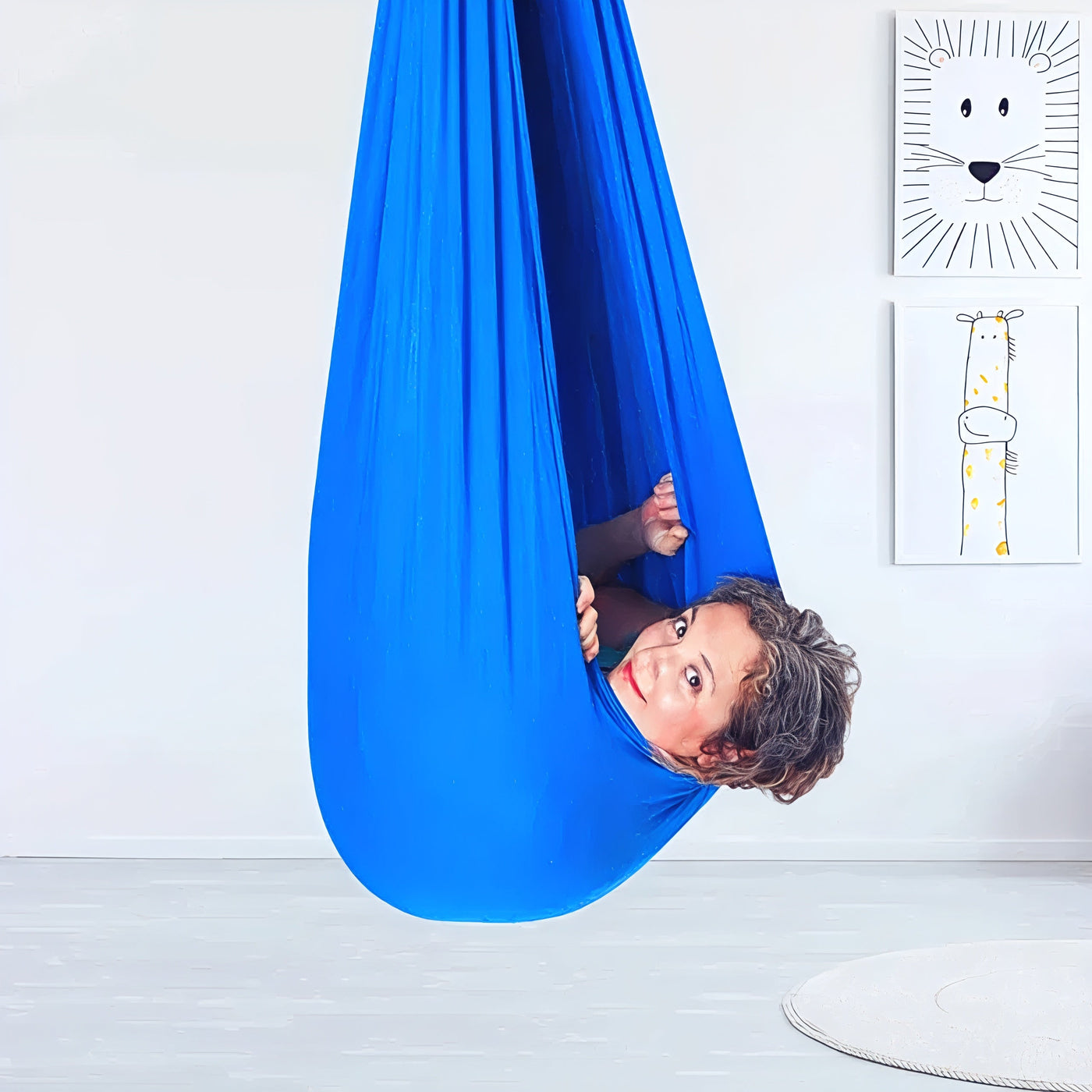 Sensory swing for children Indoor therapeutic cotton seat