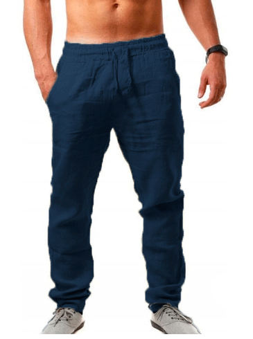 Mode Pantalon de lin ample pour homme en été - Naville