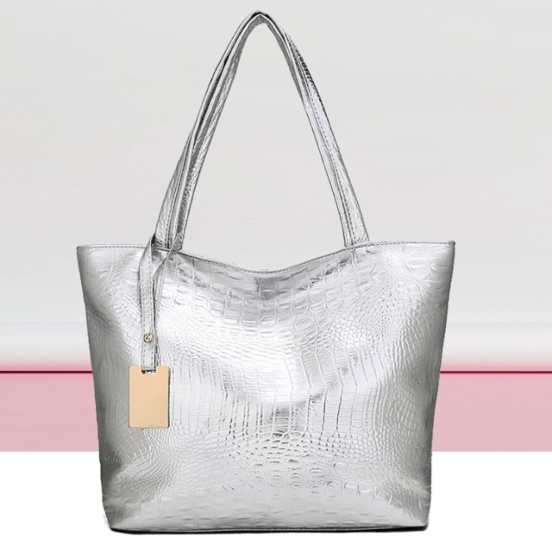 Sac à bandoulière Isabella | Sac spacieux avec imprimé crocodile