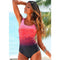Maillot de bain une pièce Ombre Gradient à séchage rapide - Novalie