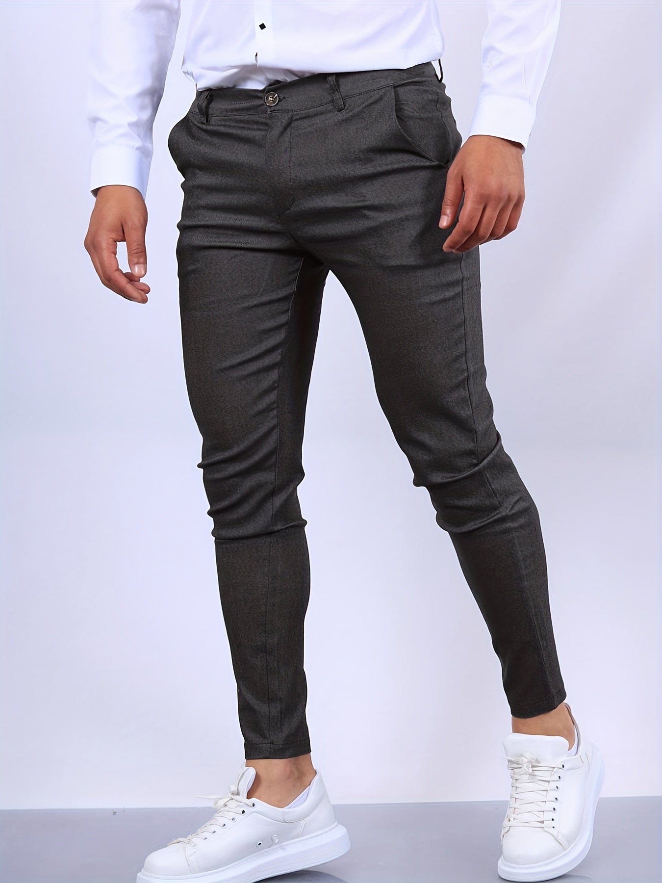 Pantalon chino skinny pour hommes