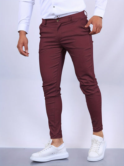Pantalon chino skinny pour hommes