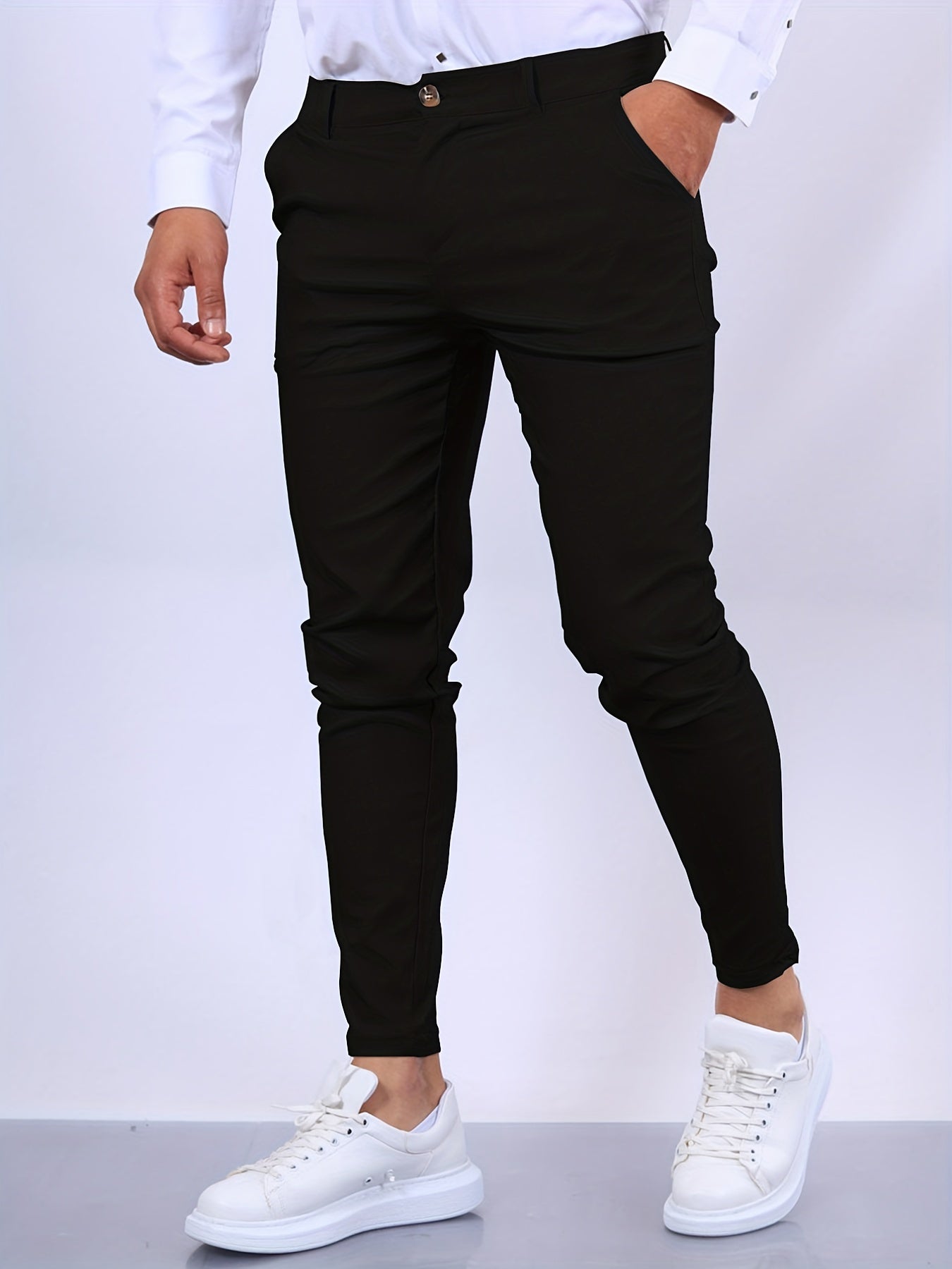 Pantalon chino skinny pour hommes