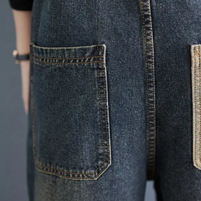 AGATA - Combinaison d'été élégante en denim pour femmes