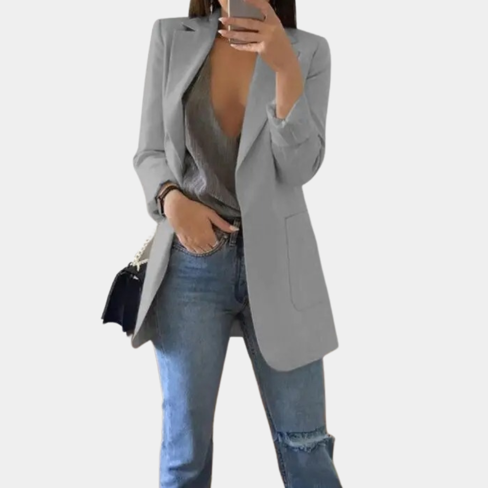 Blazer long Bella pour femme - Vêtements féminins et élégants