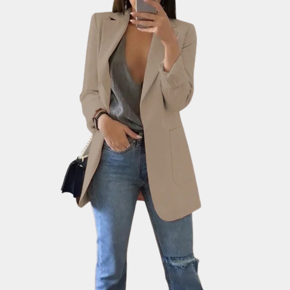 Blazer long Bella pour femme - Vêtements féminins et élégants