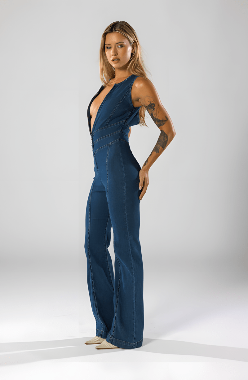 Levia | Mono de mezclilla para mujer | Diseño moderno
