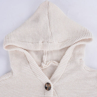 Cardigan con cappuccio da donna