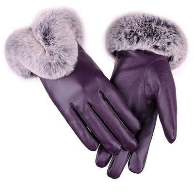 Teplé, elegantné kožené rukavice