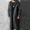 Imperméable long à capuche pour homme