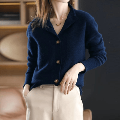 Cardigan in cashmere da donna Darla - Maglione morbido ed elegante con una vestibilità comoda