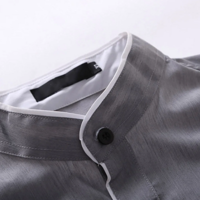 Chemise slim à manches longues pour hommes