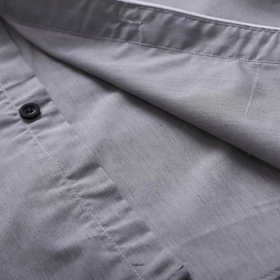 Chemise slim à manches longues pour hommes