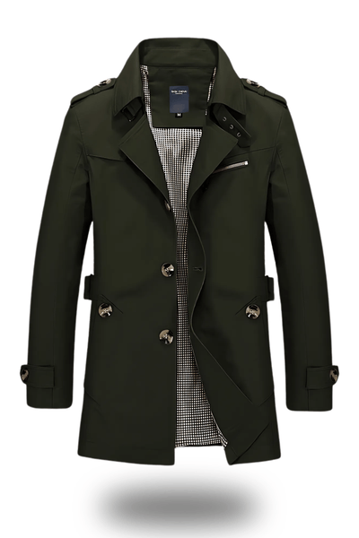 Trench-coat classique à col revers