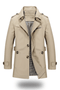 Trench-coat classique à col revers