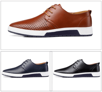 Chaussures Oxford en cuir décontracté