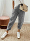 Pantalón casual a rayas para mujeres