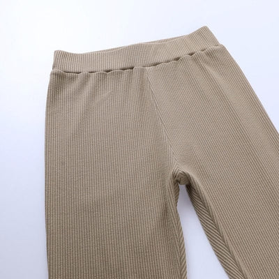 Leggings à côtes et à talons