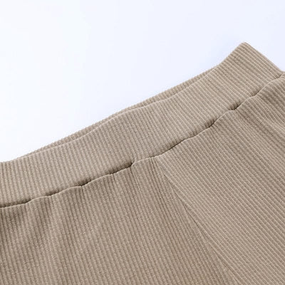 Leggings à côtes et à talons