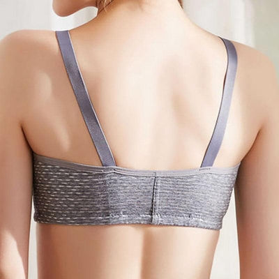 Soutien-gorge en coton avec fermeture frontale