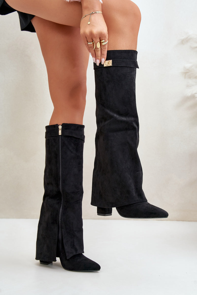 Apollonia |  Bottes Chic à Femmes Hauteur de Genou