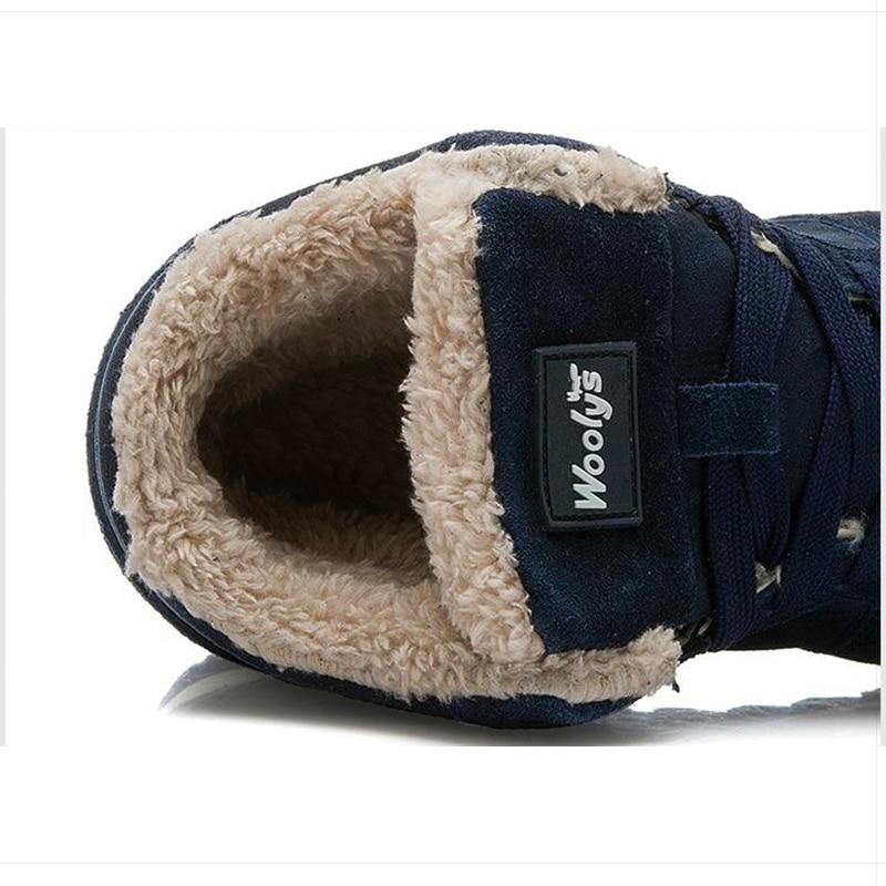 Chaussures d'hiver chaudes et décontractées pour hommes - Baskets hautes avec doublure en fourrure