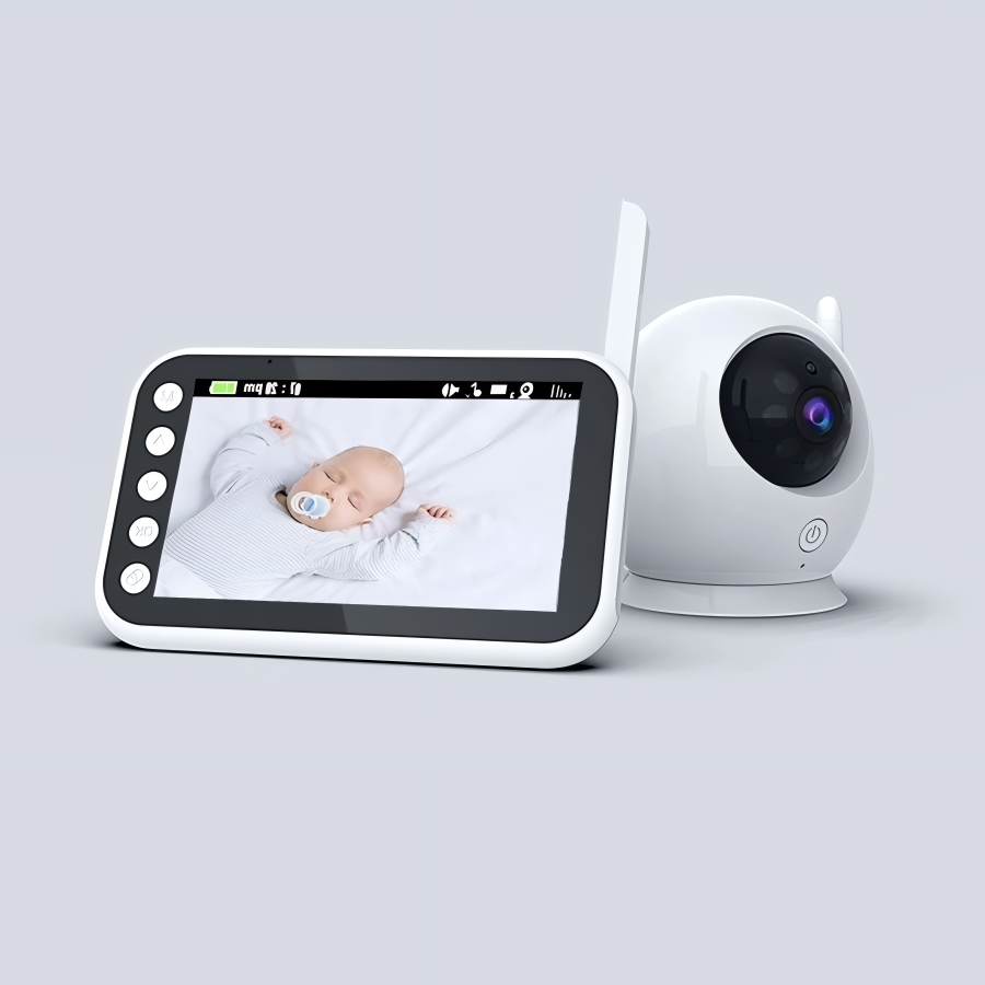 Baby monitor camera Night vision Temperature display
