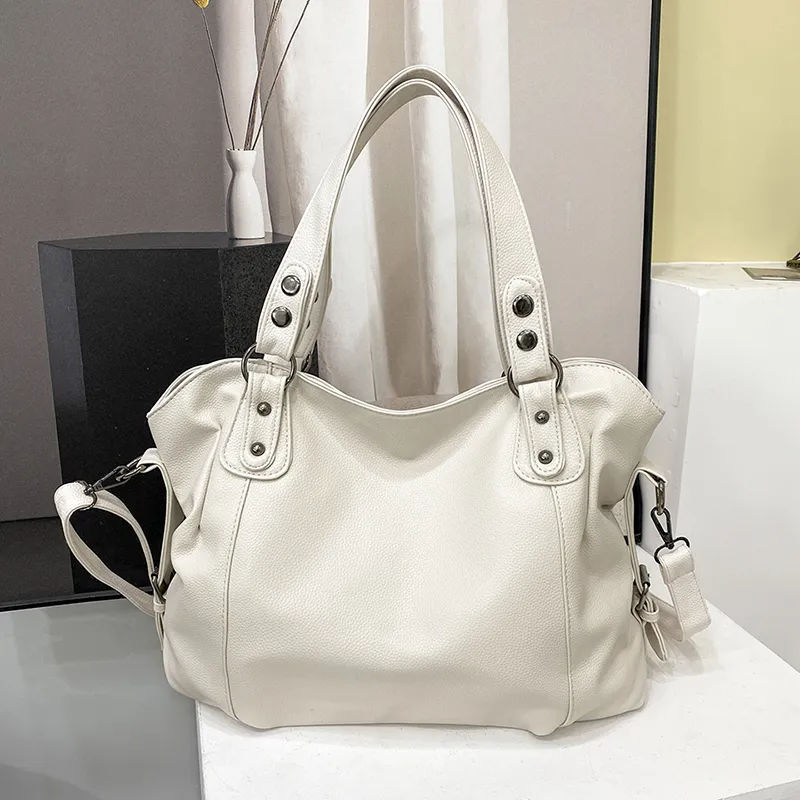 Lunelle - Grand sac à main en cuir souple