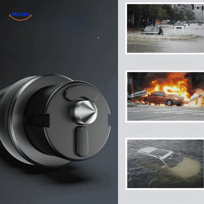 SafeKey | 2-in-1 emergency tool | Window breaker and safety cutter