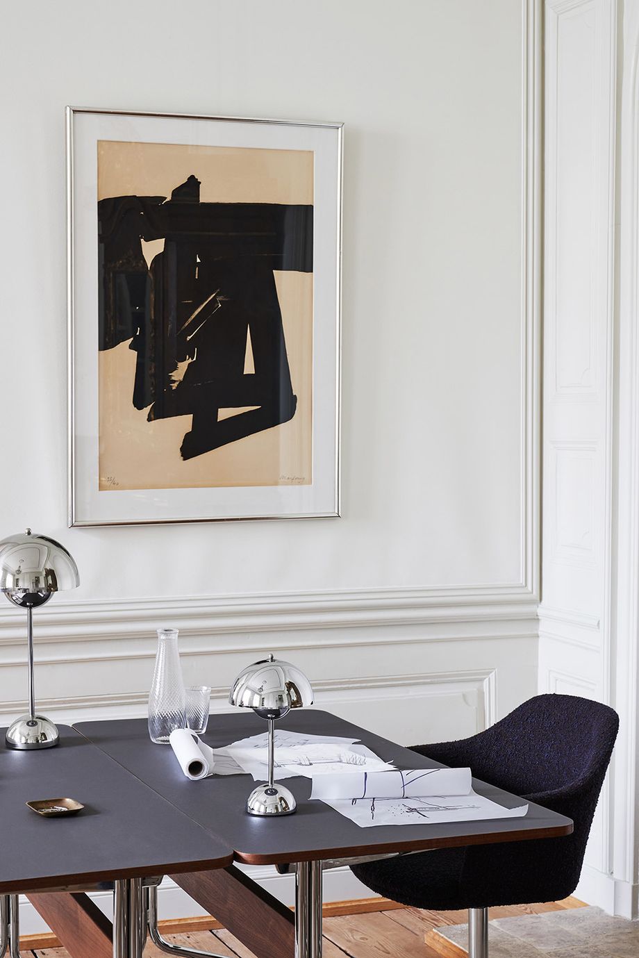 Umbrilight - Lampe de table avec abat-jour rétro