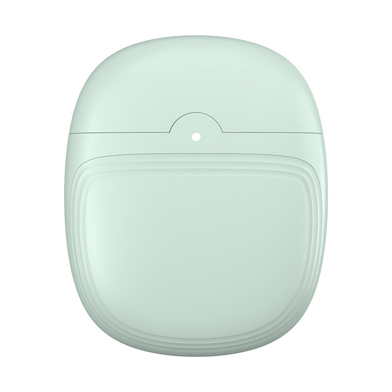 Étui de protection vert menthe pour écouteurs sans fil, design compact et moderne, idéal pour AirPods, accessoire tendance et pratique.