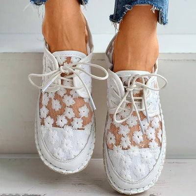 Arabella - Chaussure orthopédique aérée avec motif floral