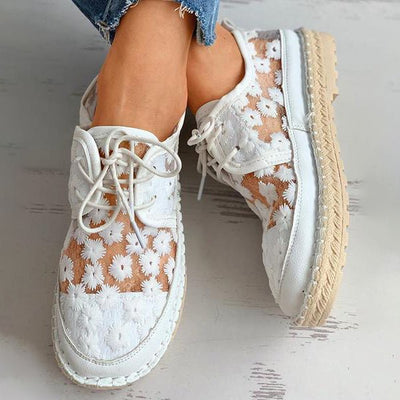 Arabella - Chaussure orthopédique aérée avec motif floral