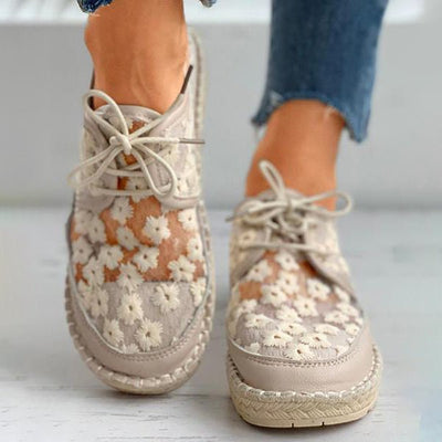 Arabella - Chaussure orthopédique aérée avec motif floral