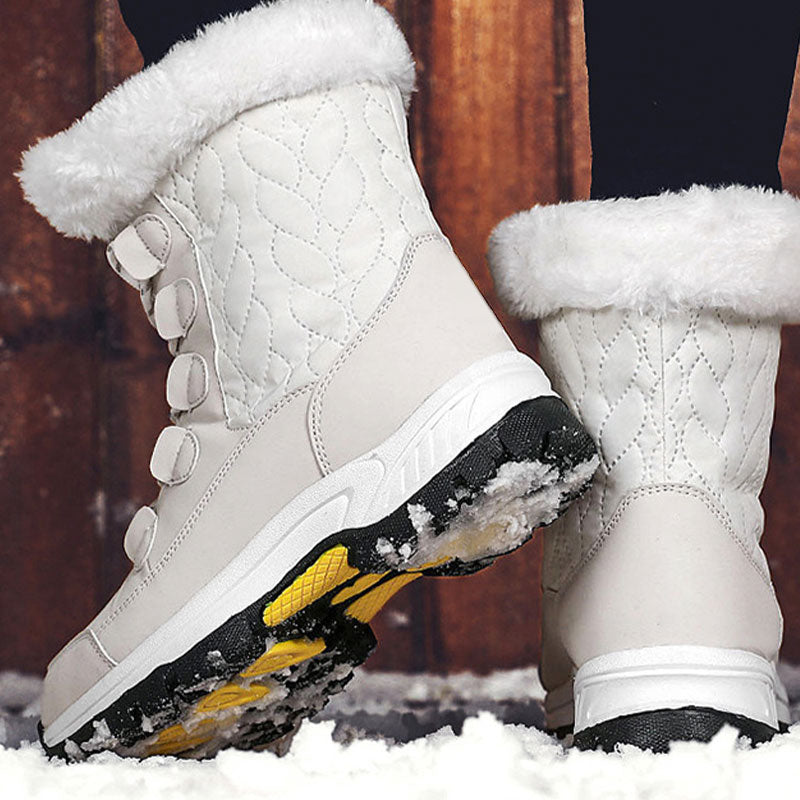 Bottes de neige chaudes, imperméables et antidérapantes pour femme