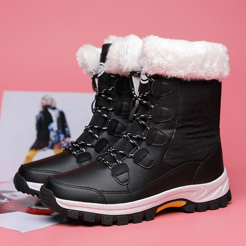 Bottes de neige chaudes, imperméables et antidérapantes pour femme