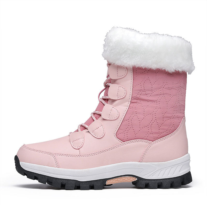 Bottes de neige chaudes, imperméables et antidérapantes pour femme