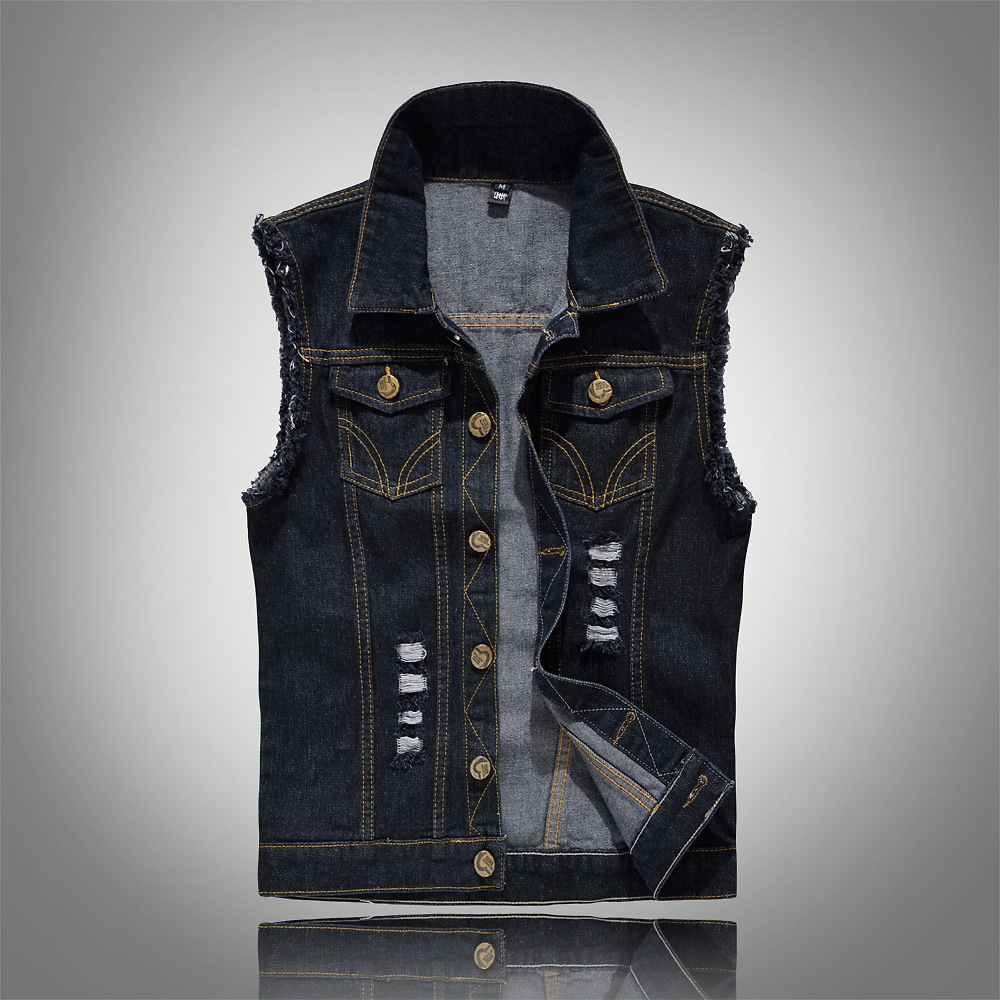 Gilet en denim stylé pour hommes | Décontracté, polyvalent & confortable