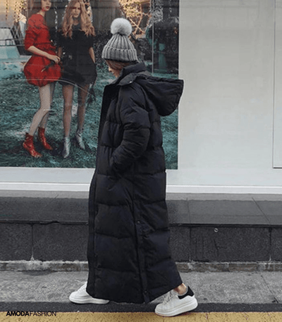 Manteau d'hiver parka surdimensionné pour femmes