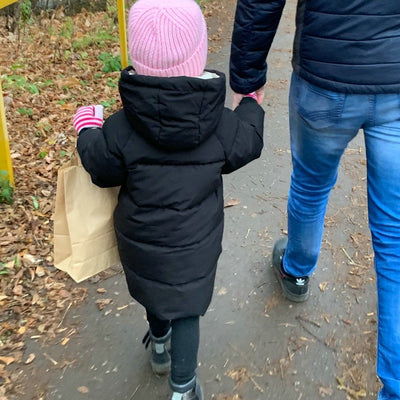 Veste parka chaude pour enfants