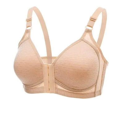 Soutien-gorge en coton avec fermeture frontale