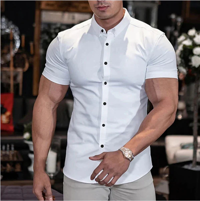 Vince - Chemise ajustée avec fermeture à boutons