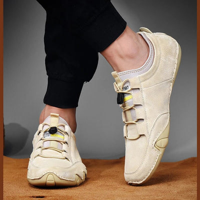 Tommy - Orthopédie Mocassins en cuir véritable pour hommes