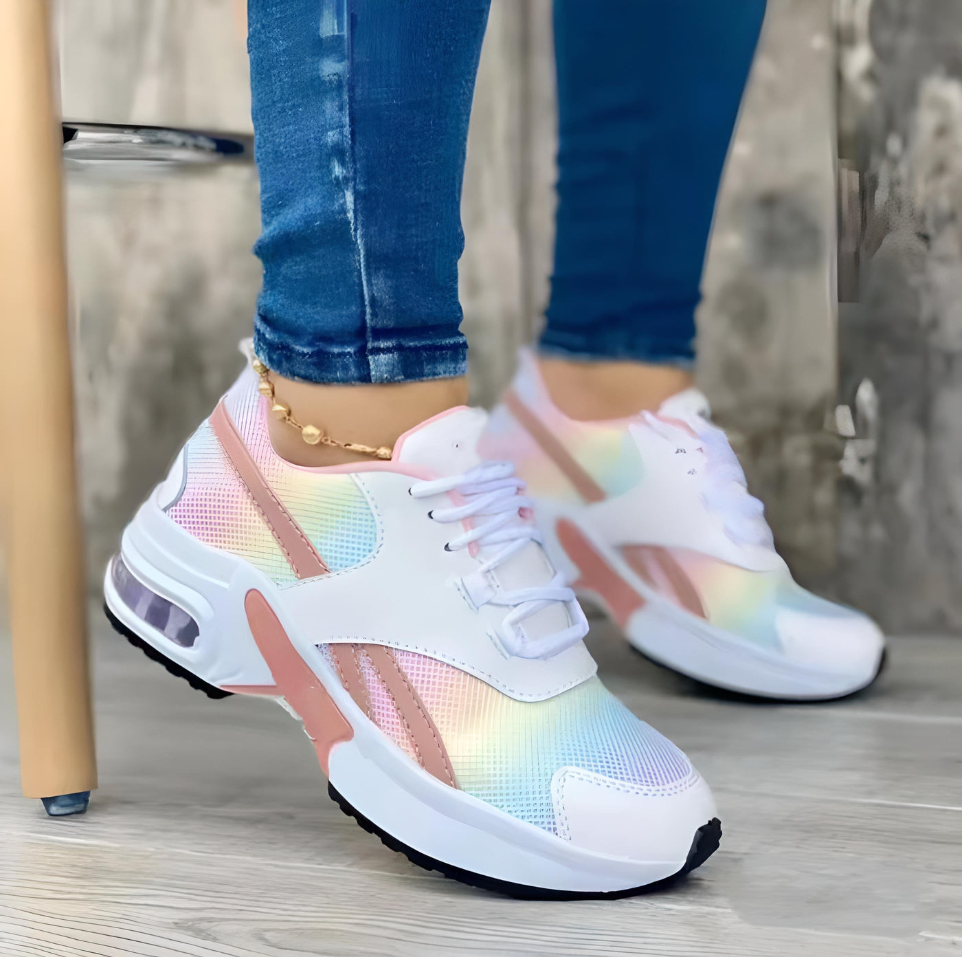 Luna - Zapatillas deportivas ergonómicas informales para mujer
