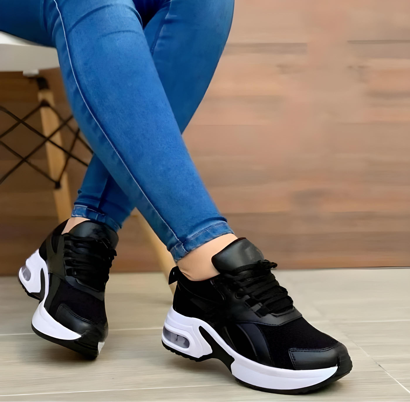Luna - Zapatillas deportivas ergonómicas informales para mujer